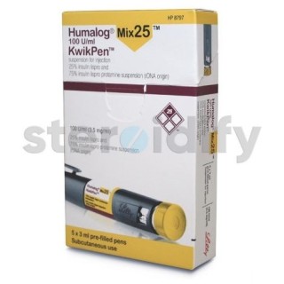 Humalog kwikpen mix 25 Lilly